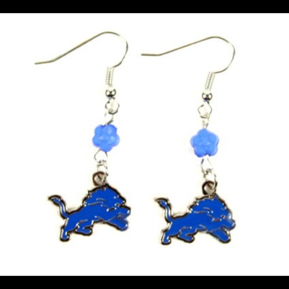 NFL Detroit Lions Dangle earrings